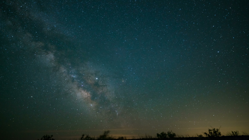 Astro Timelapse of Milky Way at Amboy Crater in Mojave National Preserve, California