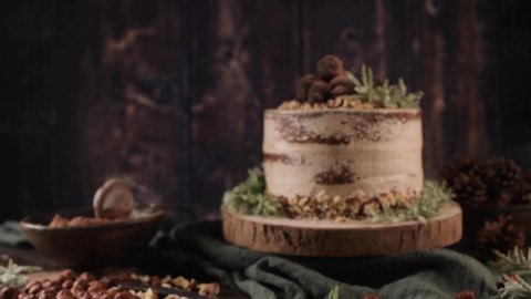 Rustic Naked Cake Stock Video Footage 4k And Hd Video Clips Shutterstock