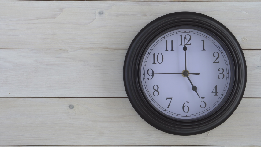 12 Wall Clock Kess InHouse afe Images Retro Circles Green Brown Illustration