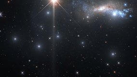 Galaxy Star from the Lizard Constellation tilt up some elements furnished by NASA images - Powered by Shutterstock - Get 15% off with code: PIKWIZARD15