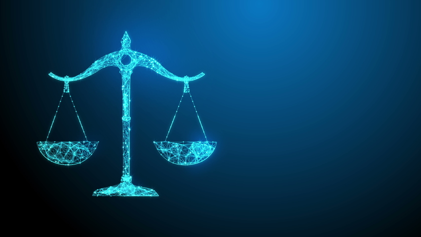 libra zodiac constellation icons signs with blue background, Astrology symbol, Fortune birthday