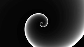 Abstract CGI motion background with Swirling hypnotic spiral in perfect seamless loop (4K 3840x2160 30Fps).