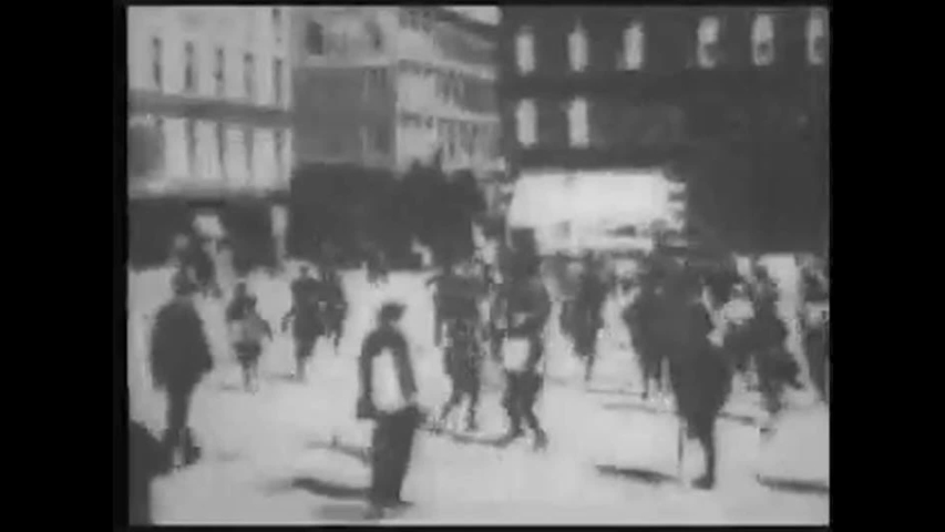 circa 1900s - group people crowd Stock Footage Video (100% Royalty-free ...