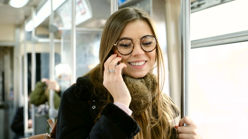 Petite subway glasses bukkake