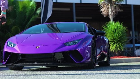 Perth , WA / Australia - 02 06 2019: Lamborghini car