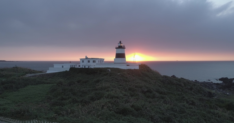 May 17, 2018, The Fuguijiao or Cape Fugui Lighthouse is a lighthouse on Cape Fugui near Laomei Village in Shimen District, New Taipei City, Taiwan.