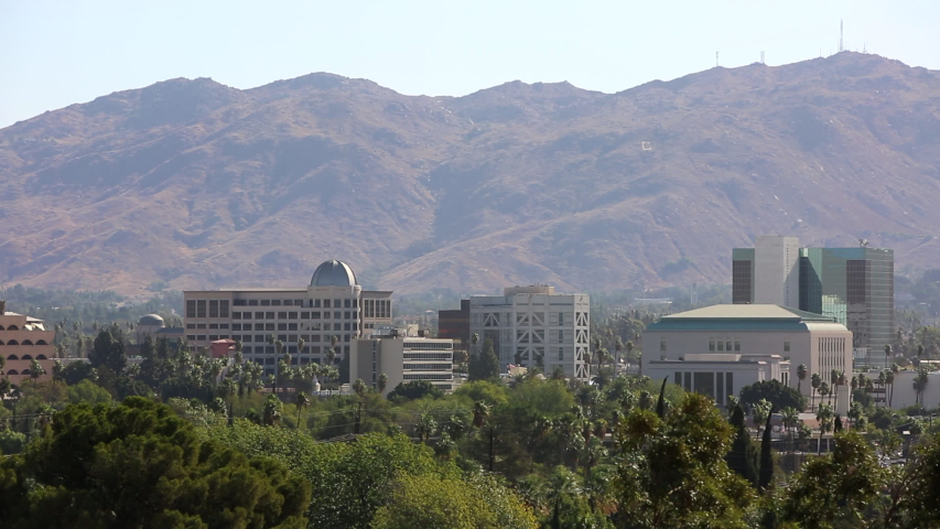 Daytime view of Downtown Riverside, California.