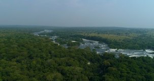 Africa 12/16/2018 quadrocopter Neil River Merchinson Falls 