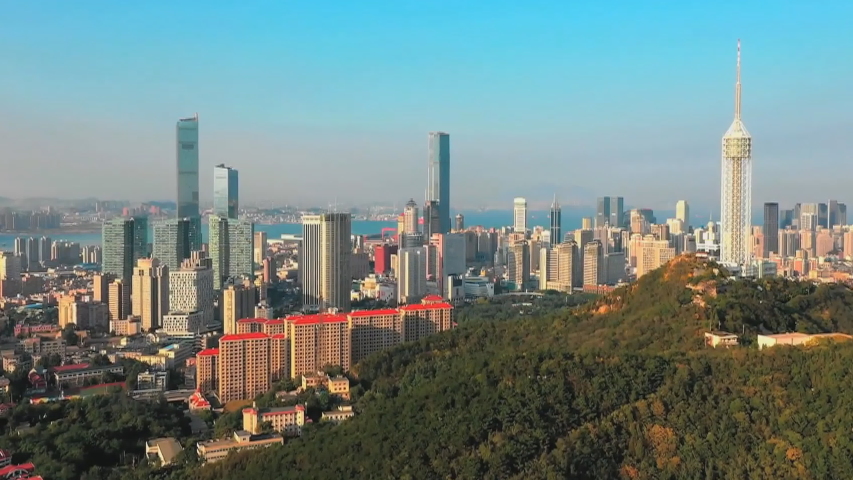 Aerial view dalian Footage | Stock Clips