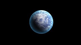 Concept-UR1 View of the Realistic Planet Earth.