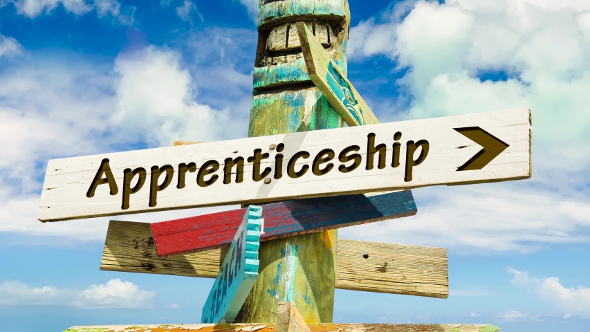 Street Sign the Way to Apprenticeship