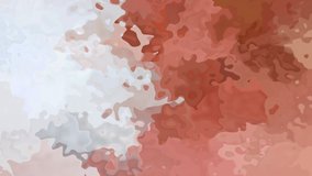 abstract animated twinkling stained background full HD seamless loop video - watercolor splotch liquid effect - color gray white blush brown