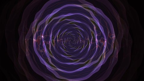 energy fractal abstract moving tunnel