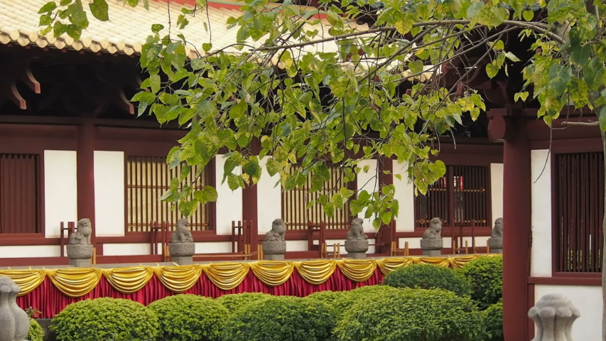 Buddhist temple at Guangzhou, China