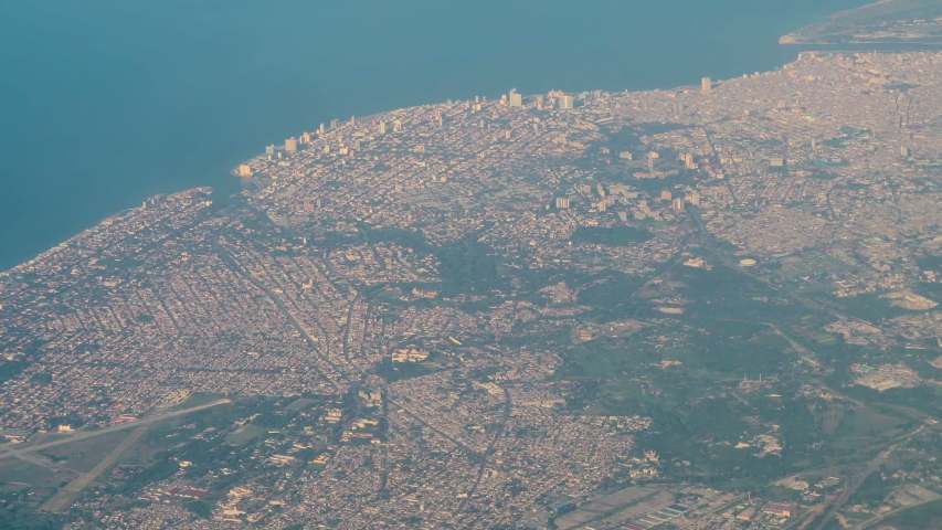 Aerial View of Havana City, Cuba