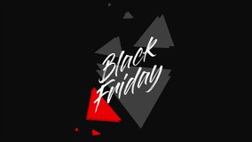 Black Friday sale. Black Friday sale promotion 4k motion video footage