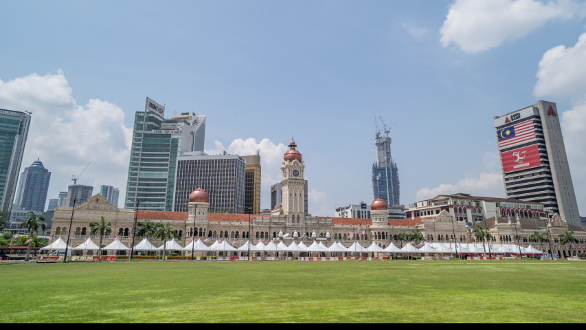 Merdeka Square in downtown Kuala Lumpur