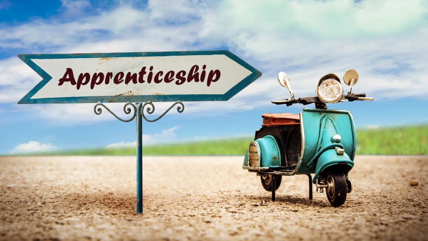 Street Sign the Way to Apprenticeship
