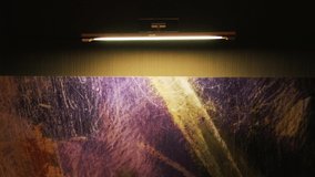 The light from the lamp shines on an unusual wall
 - Powered by Shutterstock - Get 15% off with code: PIKWIZARD15
