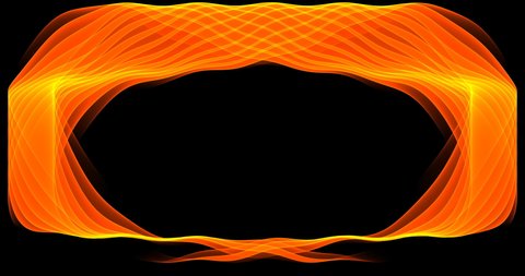 Abstract wavy image creates motion background on screen