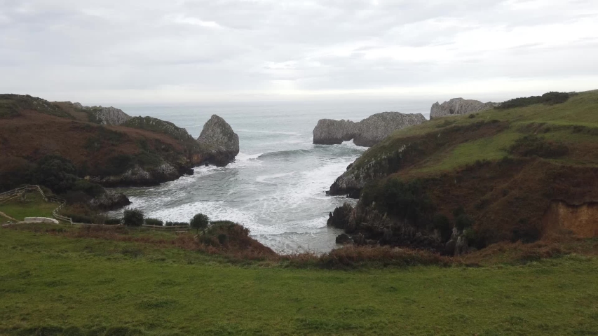 Prellezo beach in Cantabria Spain