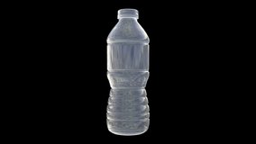 Slow motion Animation of Nature water bottle splash, Liquid swirling and splashing, Motion graphics, 3D CGI Compositing process, 4k Ultra HD 3840x2160, RGB with Alpha and Green scree. - Powered by Shutterstock - Get 15% off with code: PIKWIZARD15