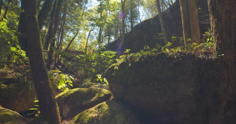 Couple Hiking at Dismal Canyons, Slow Motion 4K