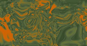 Liquid metal waving marble texture moving background. Animated hologram plasma motion graphic. Abstract waving fluid flow animation 4k video