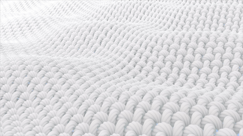 Close up fabric fiber. fiber with smooth surface. and the Surface is a waves. Alpha channel included in the end of the clip. | Shutterstock HD Video #1041553441