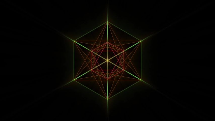 3D Animation in a 20 seconds loop of the metatron's cube. Royalty-Free Stock Footage #1041565240