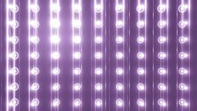 Disco spectrum lights concert spot bulb. Abstract motion background in violet colors, shining lights. Bright flood lights flashing. UHD 4k 4096.  Seamless loop. More sets footage in my portfolio.