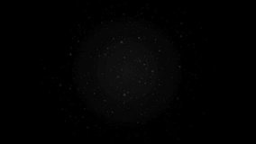 Animation grey background with rays and sparkles stars on black background. Abstract animation background with lens flare. Seamless loop. Set the video in my portfolio. 