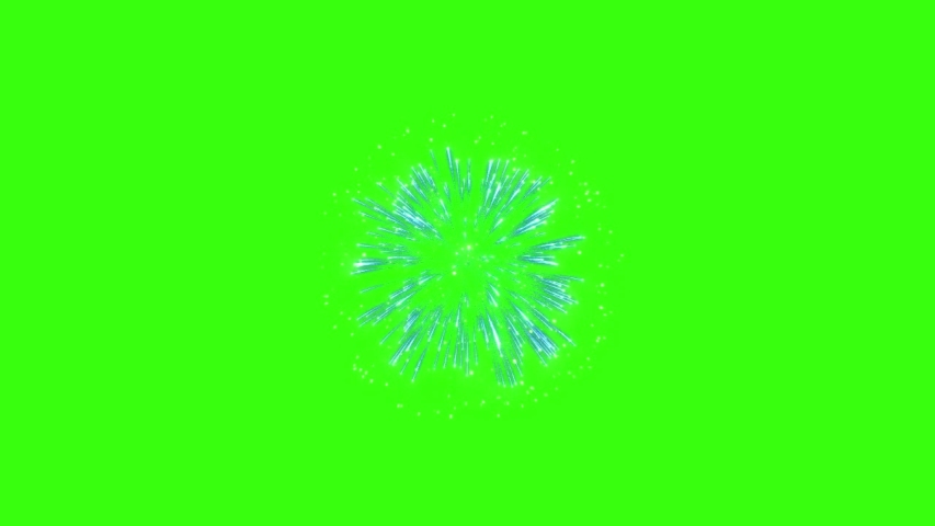 Green screen fireworks for video edting happy new year part two | Shutterstock HD Video #1041700681