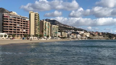 A view of Fuengirola beach, Andalusia, Spain