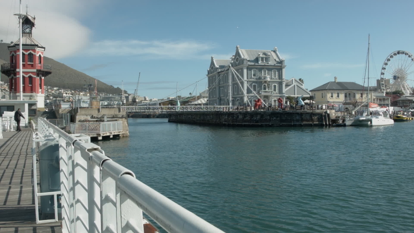 the old building of the port of Cape Town