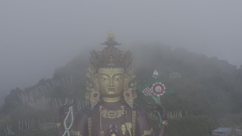 Buddha skywalk in Sikkim, India