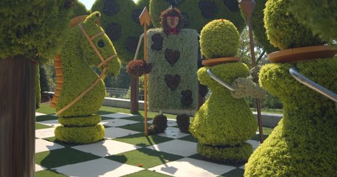 Imaginary Worlds: Alice in Wonderland at Atlanta Botanical Gardens