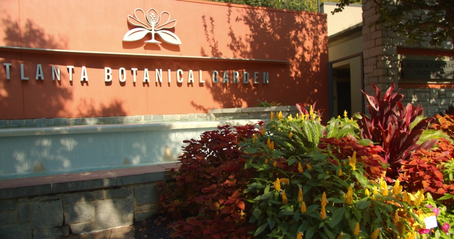 Entrance Sign to Atlanta Botanical Gardens