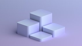 Abstract 3d render, geometric background, modern animation, motion design, 4k seamless looped video - Powered by Shutterstock - Get 15% off with code: PIKWIZARD15