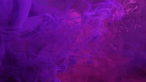 Steam overlay. Enchanted air. Purple magenta pink fume motion effect for video transition.