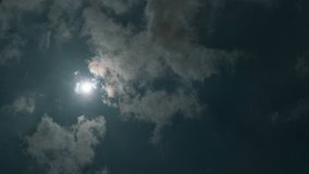 Video of Moon In Night Sky