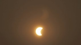 Video of Solar Eclipse landscape