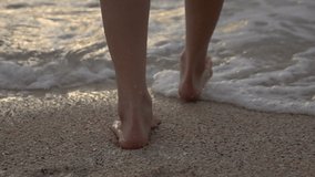 Video of Walking On Beach 
