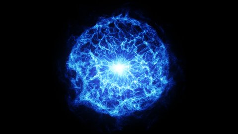 Abstract Blue Energy Ball On Stock Footage Video 100 Royalty Free 1007400247 Shutterstock