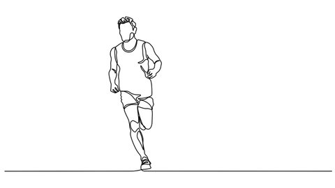 Running line. Draw Sport Run line. Running line UI. Run with line Front view.