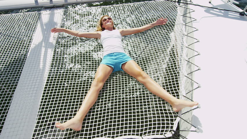 Sailing Yacht Caucasian Young Teenager Girl Recreation Leisure Outdoor Success