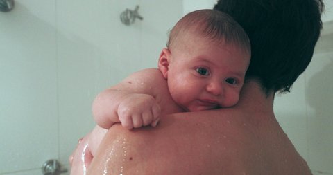 Dad Baby Bath Stock Video Footage 4k And Hd Video Clips Shutterstock