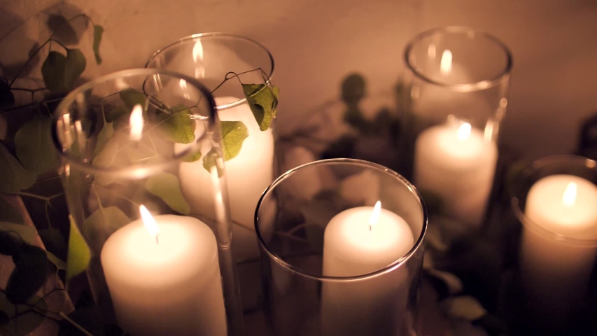 tall wedding candles