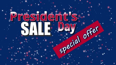 President's Day Sale, special offer text