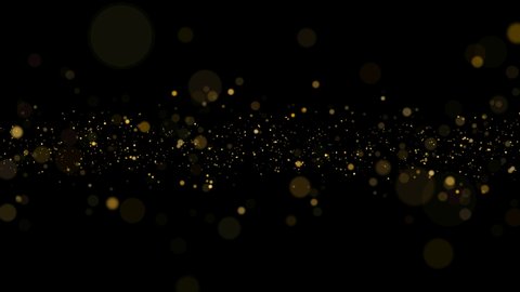 Abstract Dust Particles background. Bokeh and Glitter Background. Loop